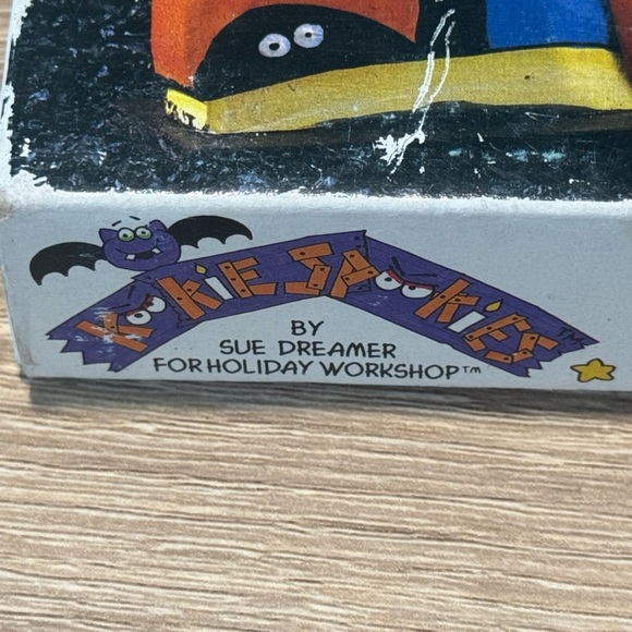 Vintage 10” Halloween Wooden Hand Painted Carved Frankenstein Figure Stand Decor - Picture 6 of 7